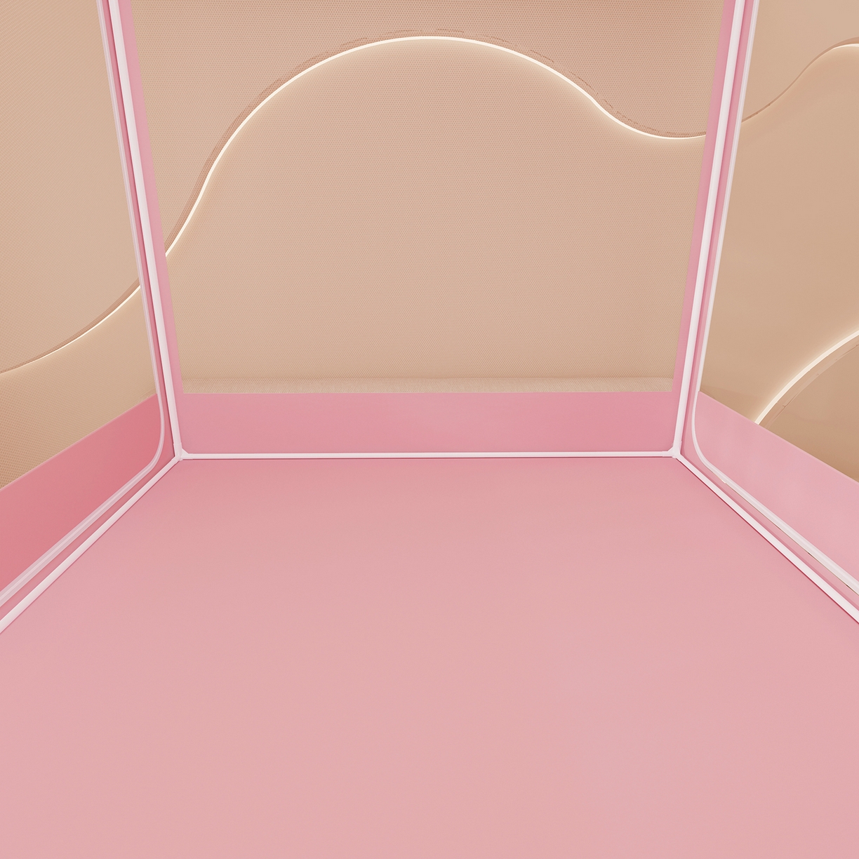 91家纺网 家纺一手货源 找家纺 浪幔纱蚊帐 2025新款卡通印花款夹棉蚊帐 可爱乐园