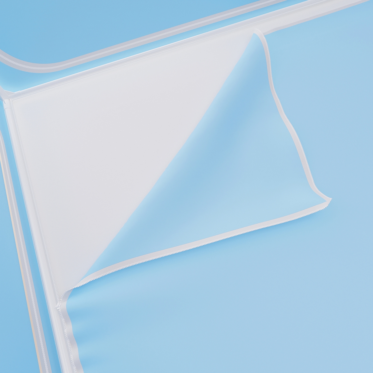 91家纺网 家纺一手货源 找家纺 浪幔纱蚊帐 2025新款卡通印花款夹棉蚊帐 快乐萌猫