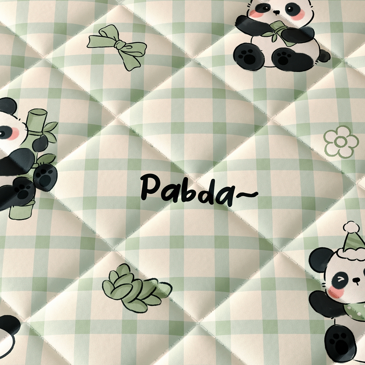 91家纺网 家纺一手货源 找家纺 浪幔纱蚊帐 2025新款卡通印花款夹棉蚊帐 岁岁平安