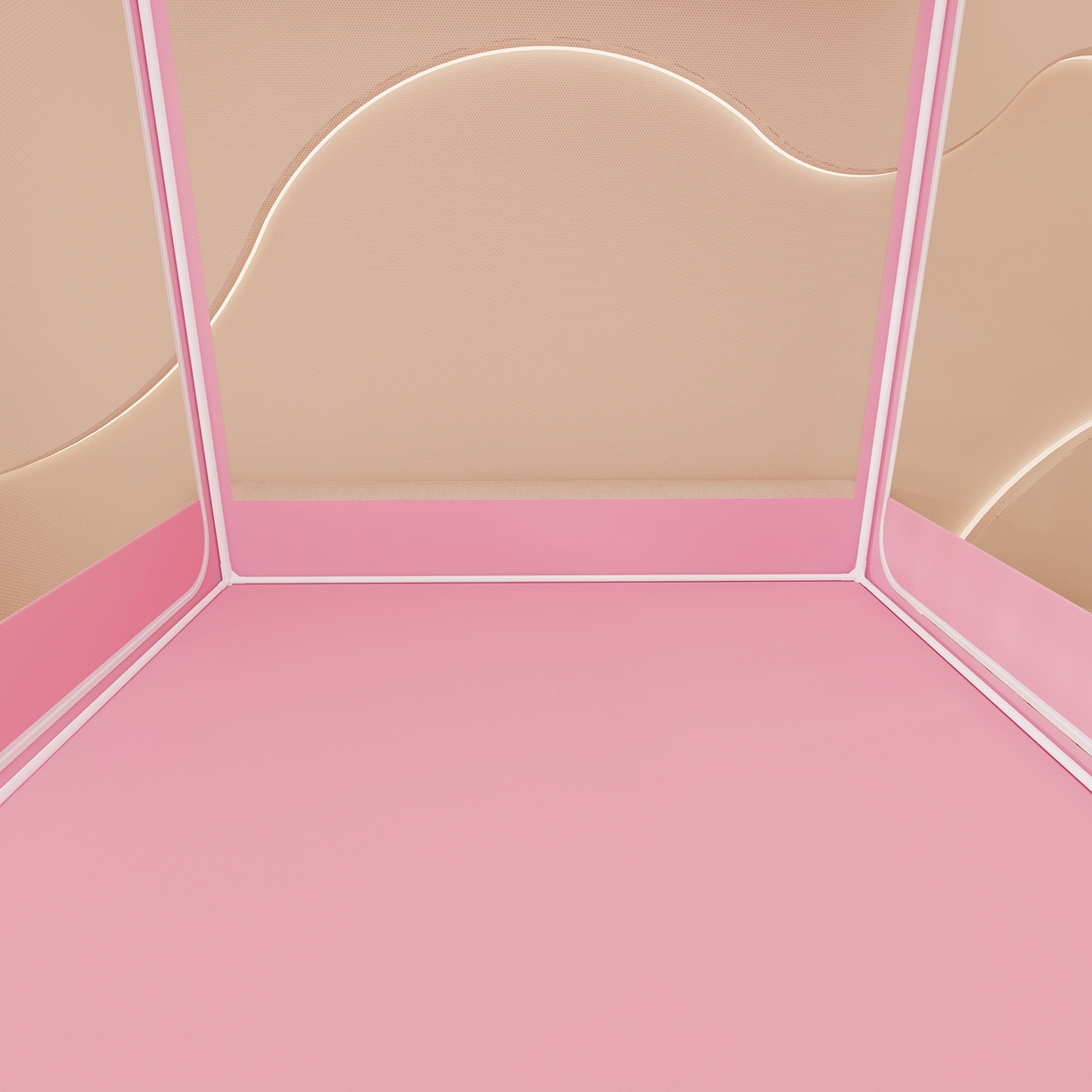 91家纺网 家纺一手货源 找家纺 浪幔纱蚊帐 2025新款卡通印花款夹棉蚊帐 甜心乐蒂