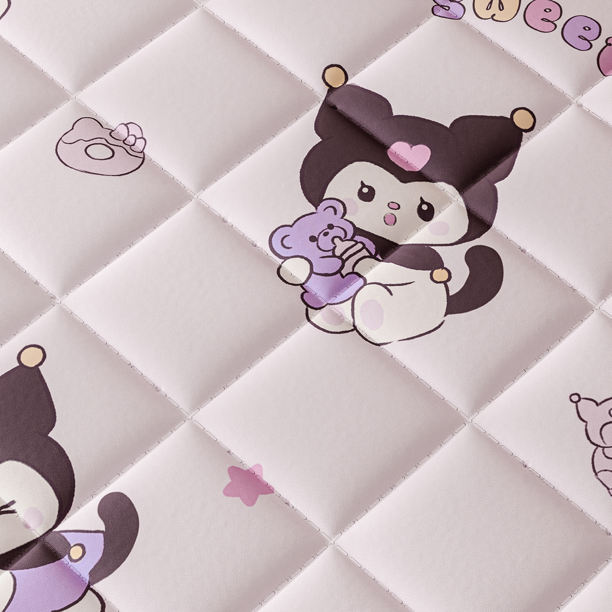 91家纺网 家纺一手货源 找家纺 浪幔纱蚊帐 2025新款卡通印花款夹棉蚊帐 甜心洛米