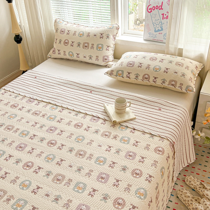 91家纺网 家纺一手货源 找家纺 羽爱家纺2025全棉13372新疆棉花床盖三件套 漫游记