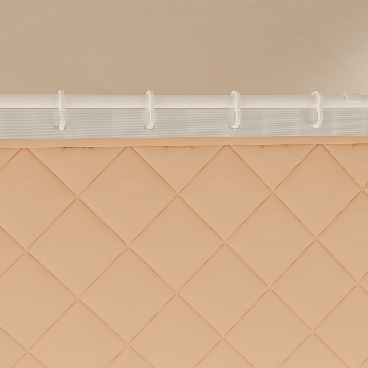 91家纺网 家纺一手货源 找家纺 浪幔纱蚊帐 2025新款纯色夹棉蚊帐 咖色