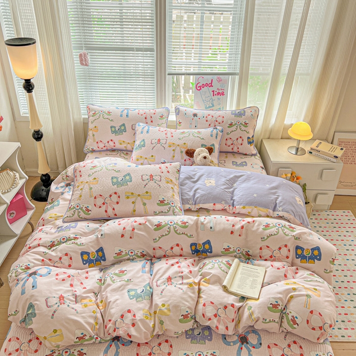 91家纺网 家纺一手货源 找家纺 （总）羽爱家纺 2025全棉13372新疆棉花床盖四件套