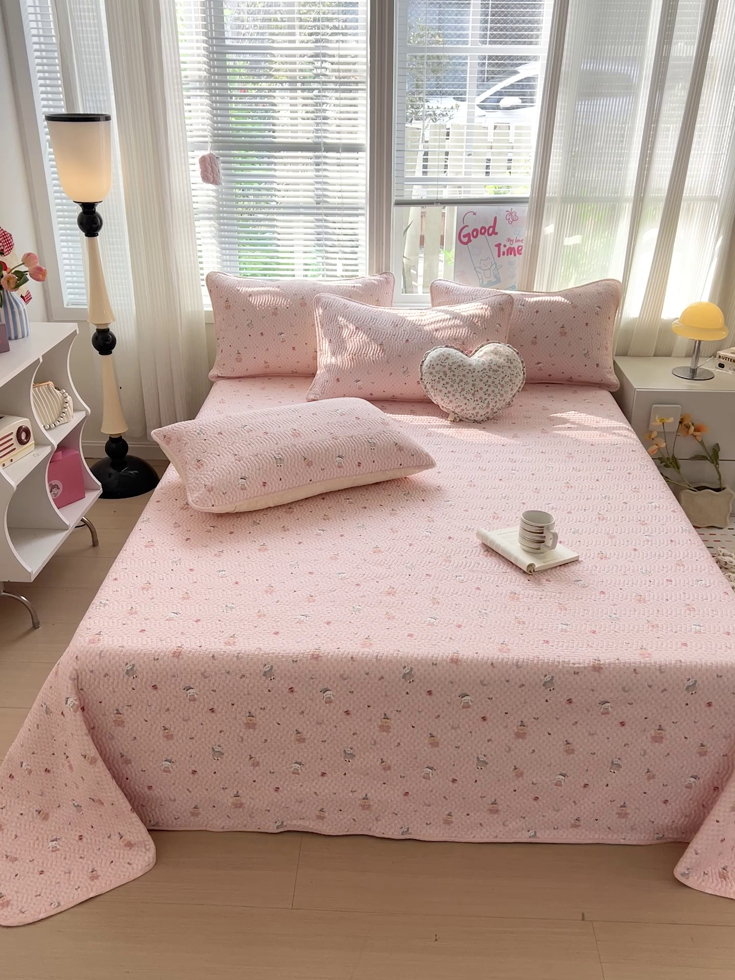 91家纺网 家纺一手货源 找家纺 羽爱家纺 2025全棉13372新疆棉花床盖四件套 精灵乐园