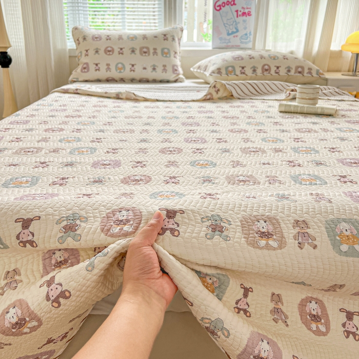 91家纺网 家纺一手货源 找家纺 羽爱家纺 2025全棉13372新疆棉花床盖四件套 漫游记