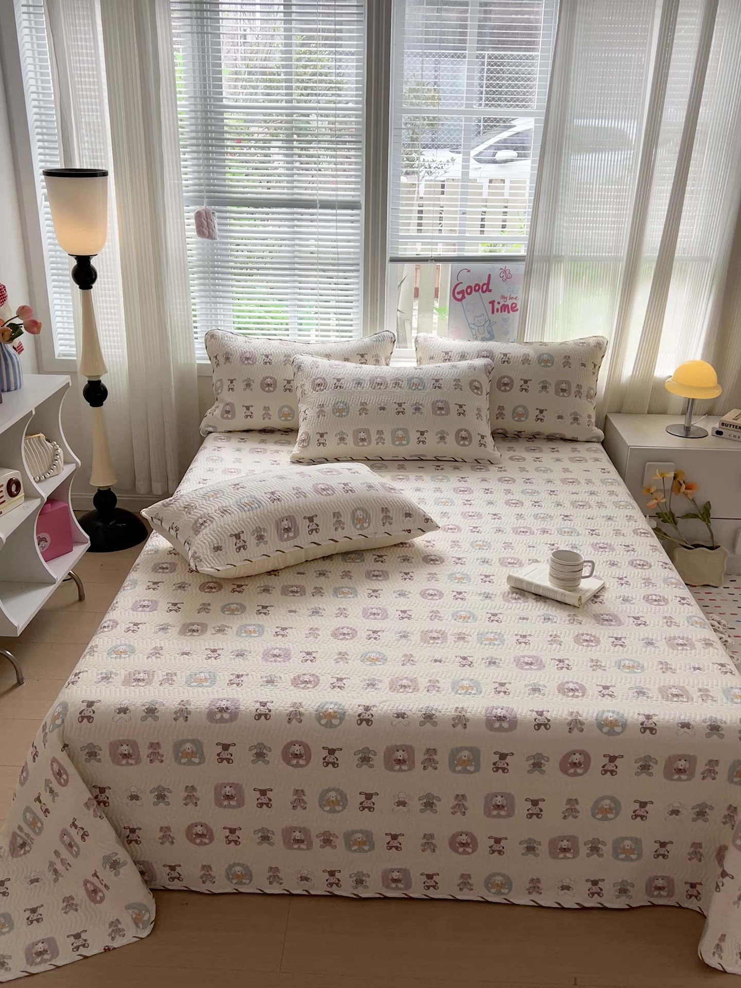 91家纺网 家纺一手货源 找家纺 羽爱家纺 2025全棉13372新疆棉花床盖四件套 漫游记