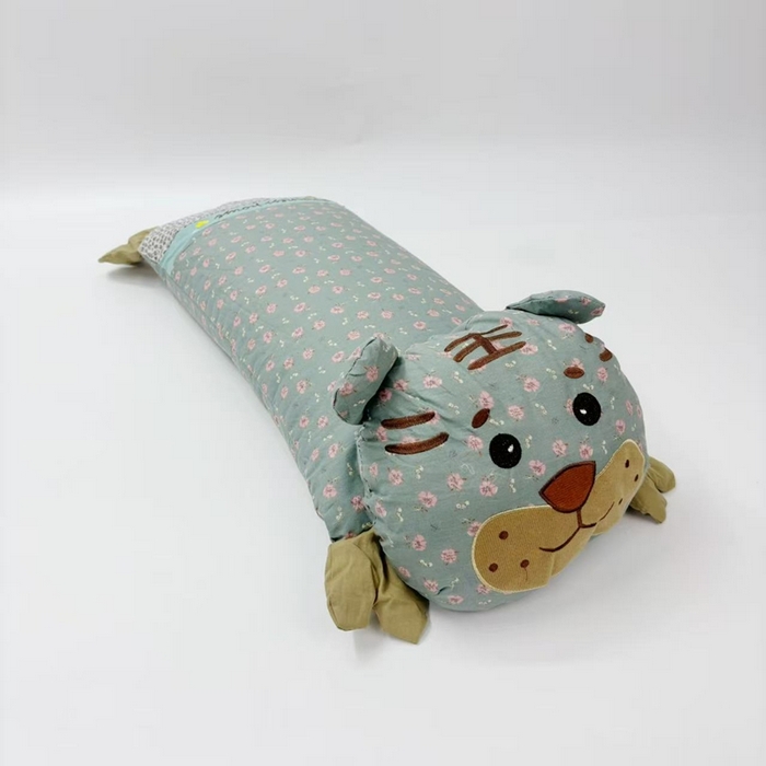 91家纺网 家纺一手货源 找家纺 露函家居 2025新款全棉印花虎头款甜荞麦壳枕头儿童学生卡通护颈枕枕头枕芯 组合图仅供展示不可下单