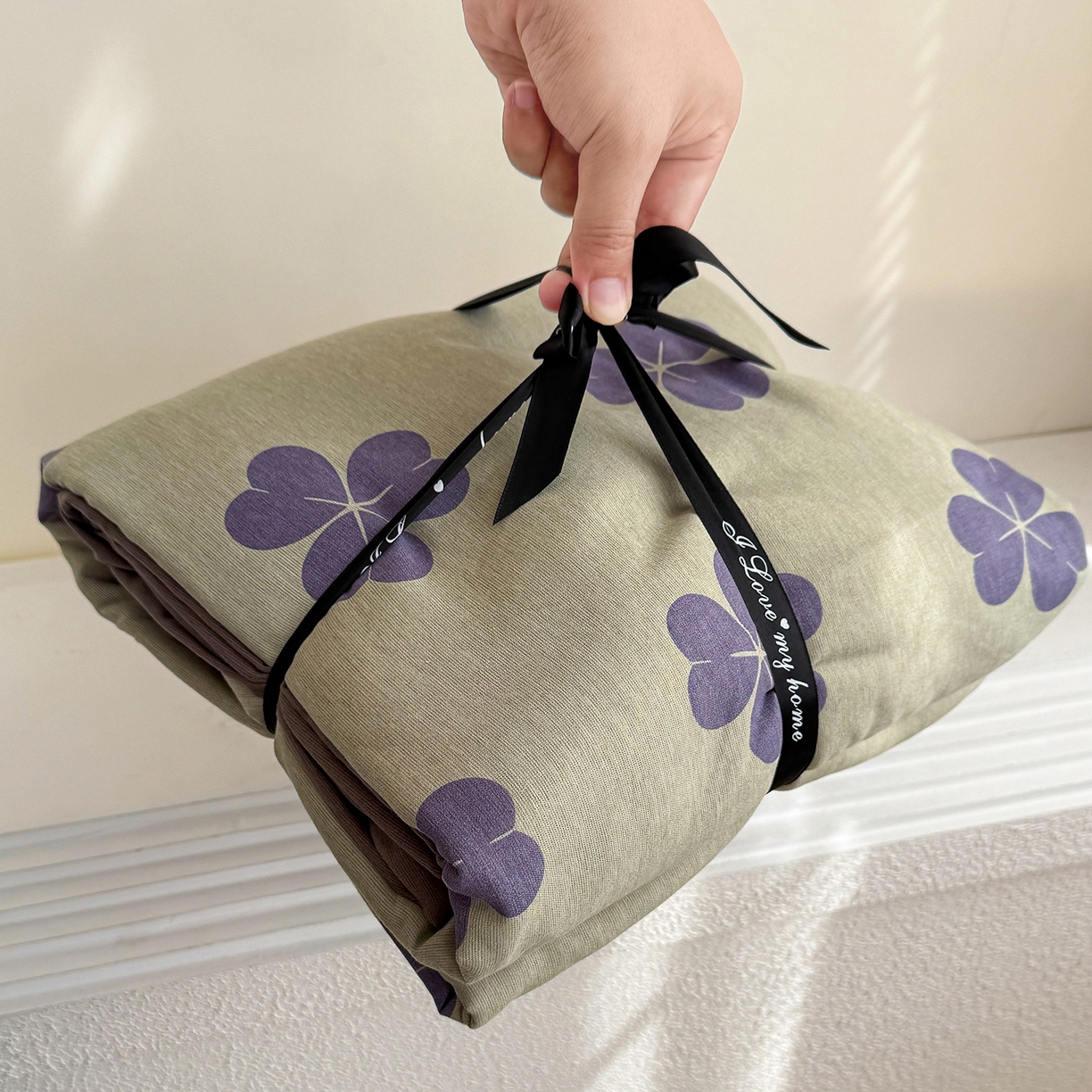 91家纺网 家纺一手货源 找家纺 （总）竹合家纺 2025秋冬新款加厚磨毛色织暖绒系列针织四件套高克重