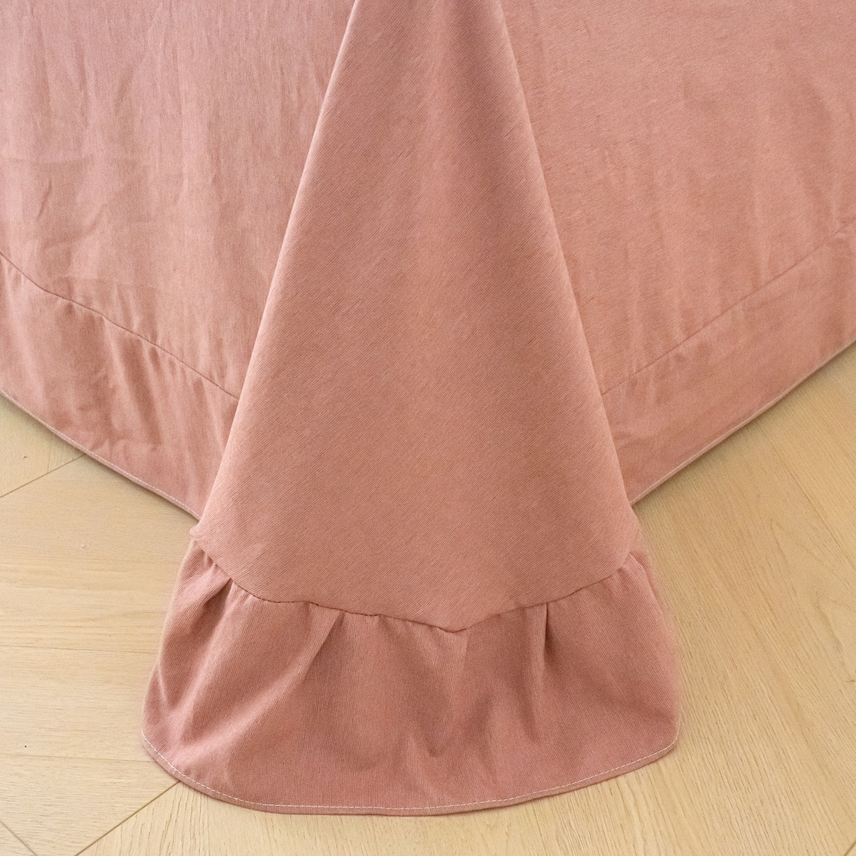 91家纺网 家纺一手货源 找家纺 竹合家纺 2025秋冬新款加厚磨毛色织暖绒系列针织四件套高克重 豹纹紫