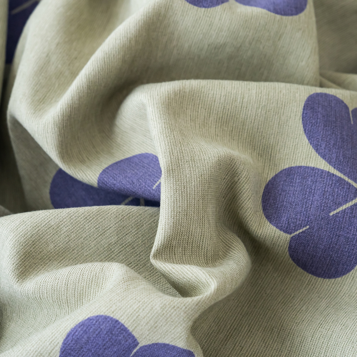 91家纺网 家纺一手货源 找家纺 竹合家纺 2025秋冬新款加厚磨毛色织暖绒系列针织四件套高克重 三叶草-绿