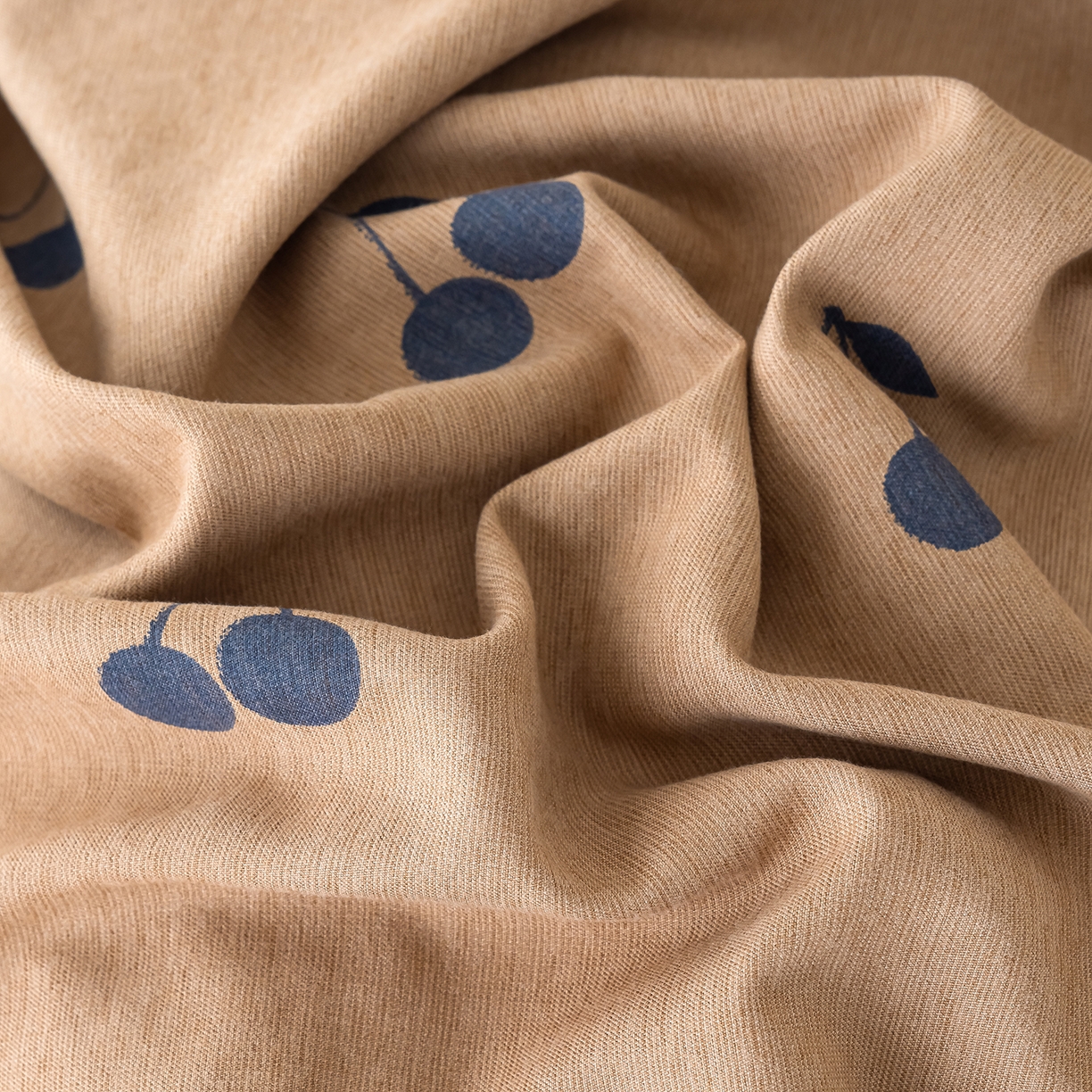 91家纺网 家纺一手货源 找家纺 竹合家纺 2025秋冬新款加厚磨毛色织暖绒系列针织四件套高克重 樱桃卡其