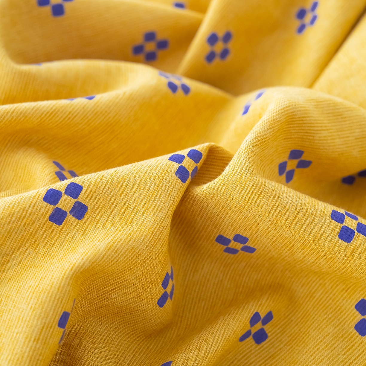 91家纺网 家纺一手货源 找家纺 竹合家纺 2025秋冬新款加厚磨毛色织暖绒系列针织四件套高克重 几何方块