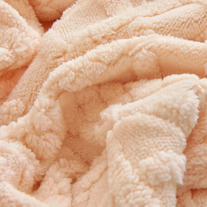 91家纺网 家纺一手货源 找家纺 启博家纺 2025新款简约提花保暖绒办公椅套 米白 小号