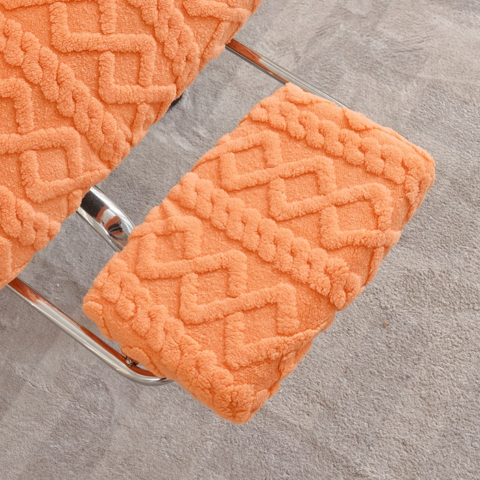 91家纺网 家纺一手货源 找家纺 （总）启博家纺 2025新款简约提花保暖绒办公椅套