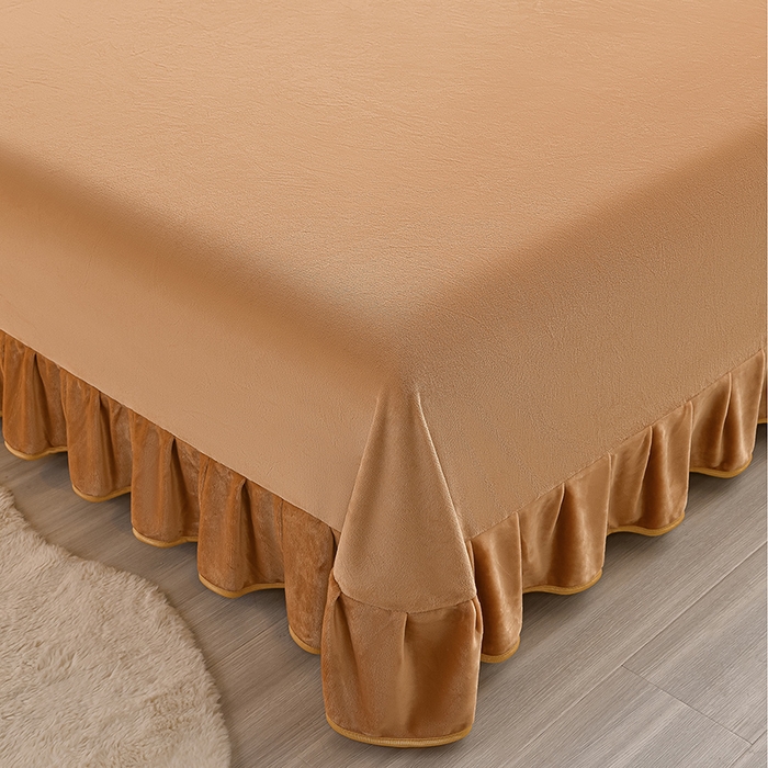 91家纺网 家纺一手货源 找家纺 佳一 2025新款高克重8-9斤 印花牛奶绒四件套 夏花之梦