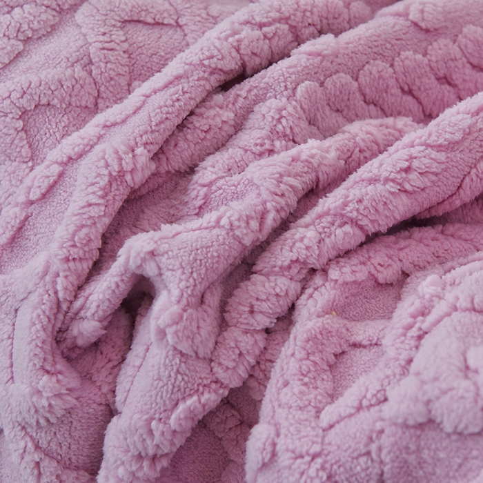 91家纺网 家纺一手货源 找家纺 启博家纺 2025新款简约提花保暖绒龙虾摇摇椅套 桃粉 小号