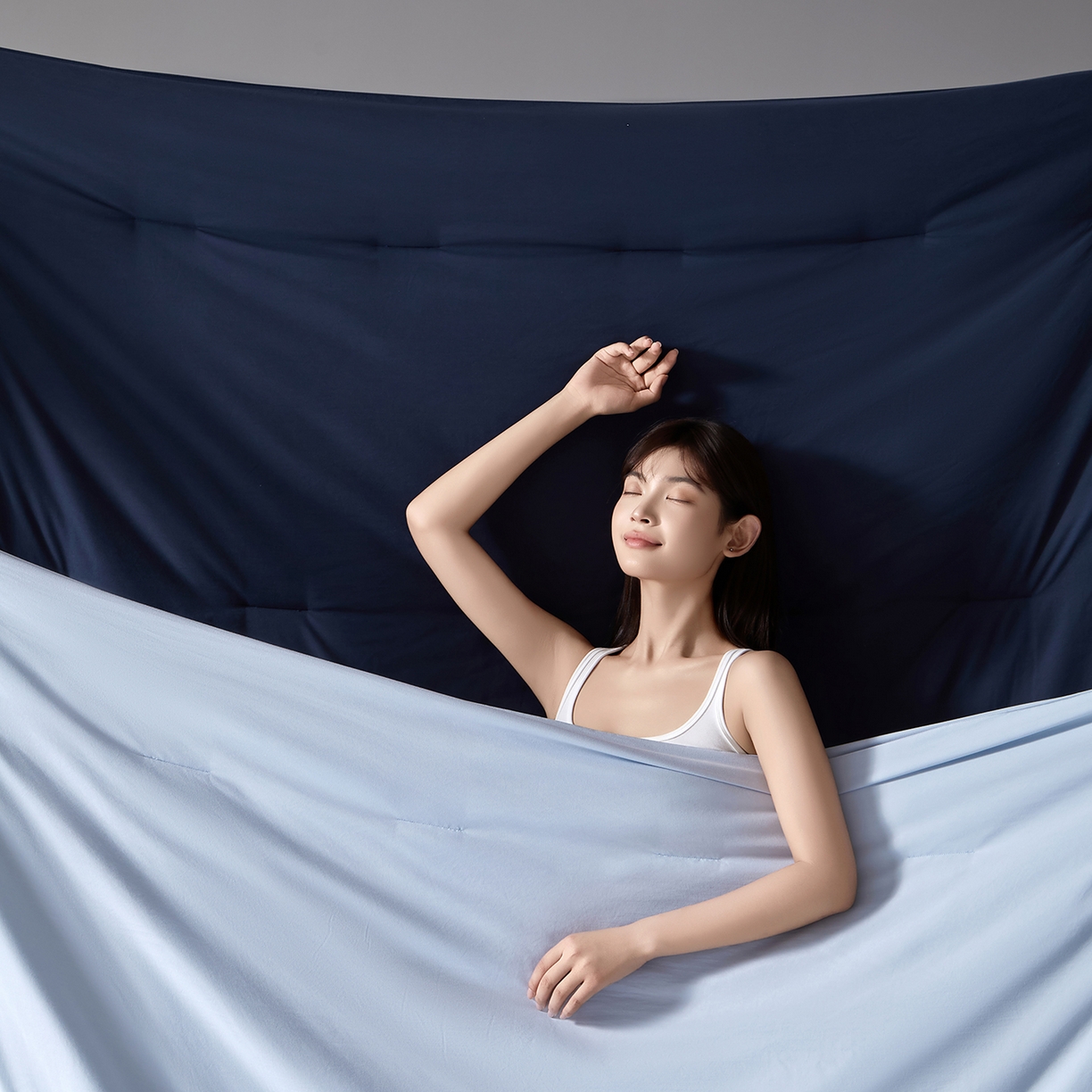 91家纺网 家纺一手货源 找家纺 （总）玛德琳 2025新款7A吸湿发热抗菌子母被被子被芯