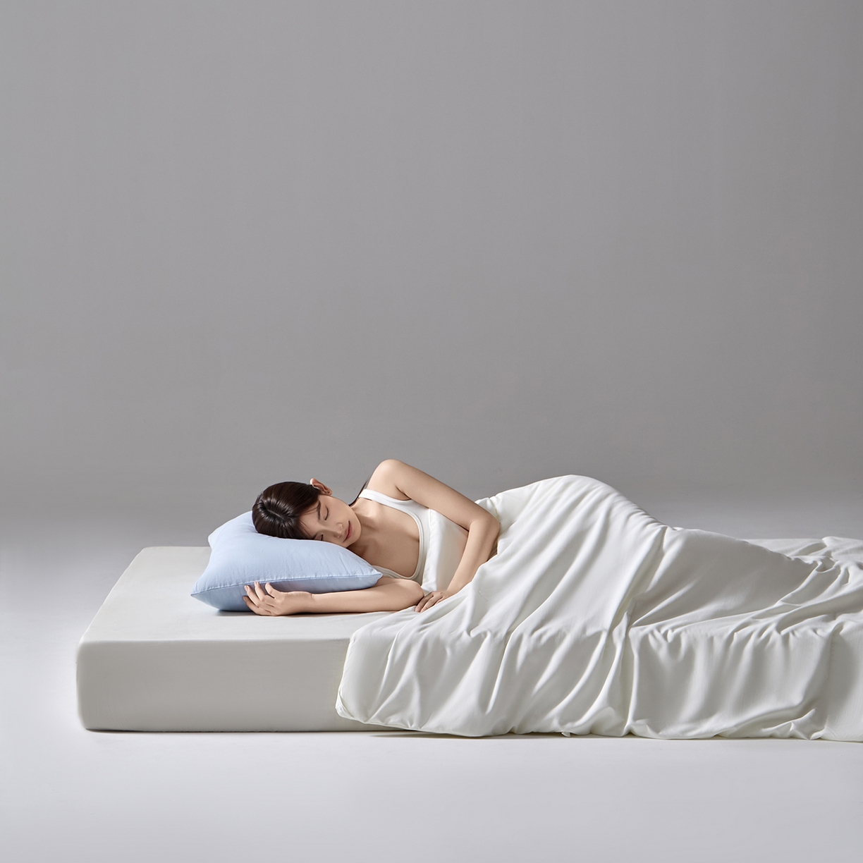 91家纺网 家纺一手货源 找家纺 玛德琳 2025新款7A吸湿发热抗菌子母被被子被芯 樱雾粉