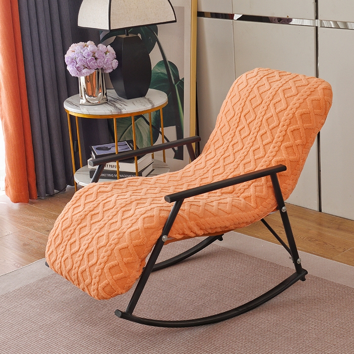 91家纺网 家纺一手货源 找家纺 （总）启博家纺 2025新款提花保暖绒单人躺椅套