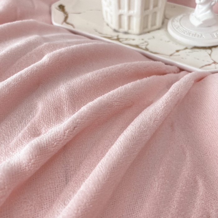 91家纺网 家纺一手货源 找家纺 艾佳 2025新款5D雕花牛奶绒拼角宽边工艺四件套-唯爱系列 唯爱-蜜桃粉白