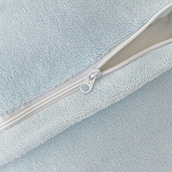 91家纺网 家纺一手货源 找家纺 艾佳 2025新款高克重超柔牛奶绒婴儿绒雕花烂花四件套-山茶花系列 山茶花-韩版梦幻蓝