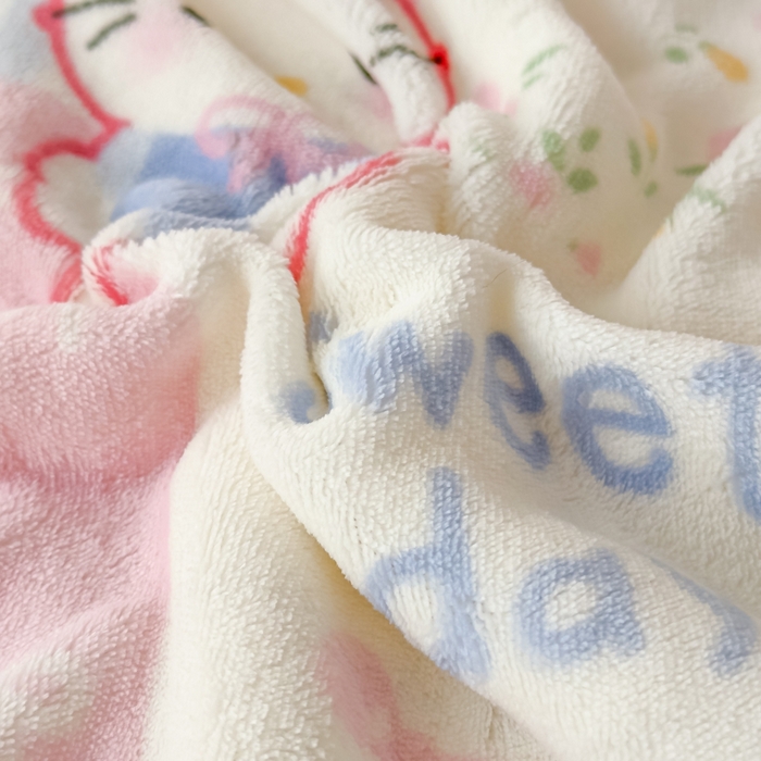 91家纺网 家纺一手货源 找家纺 （总）花满路 2025新款小清新羊羔绒毛毯毯子