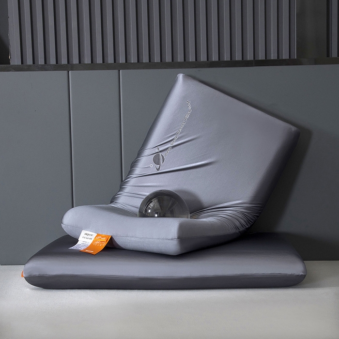 胜诗梵 2025新款冰亮丝-单枕套 深灰色