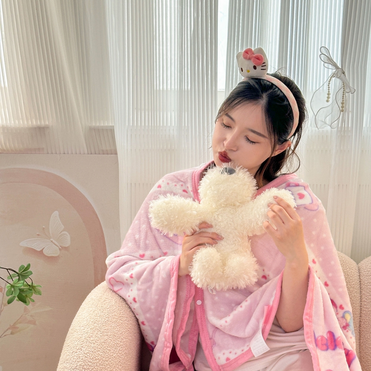 91家纺网 家纺一手货源 找家纺 （总）花满路 2025新款亲肤舒适卡通系列毛毯