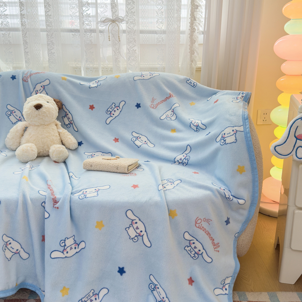 91家纺网 家纺一手货源 找家纺 （总）花满路 2025新款亲肤舒适卡通系列毛毯