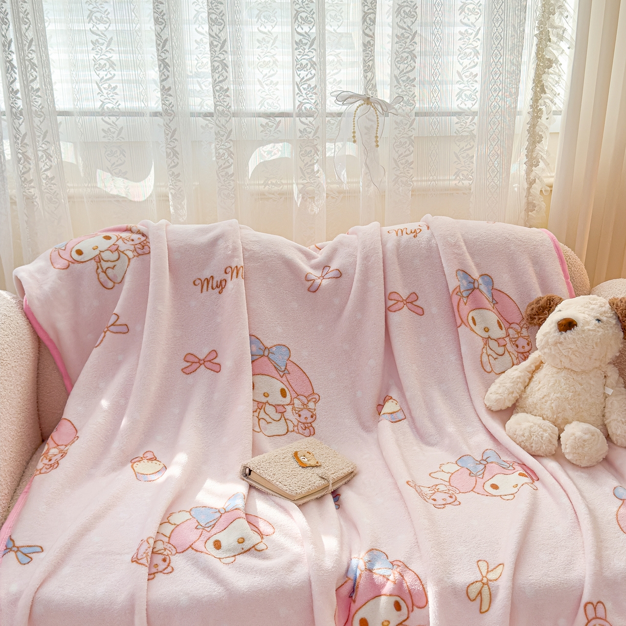 91家纺网 家纺一手货源 找家纺 （总）花满路 2025新款亲肤舒适卡通系列毛毯