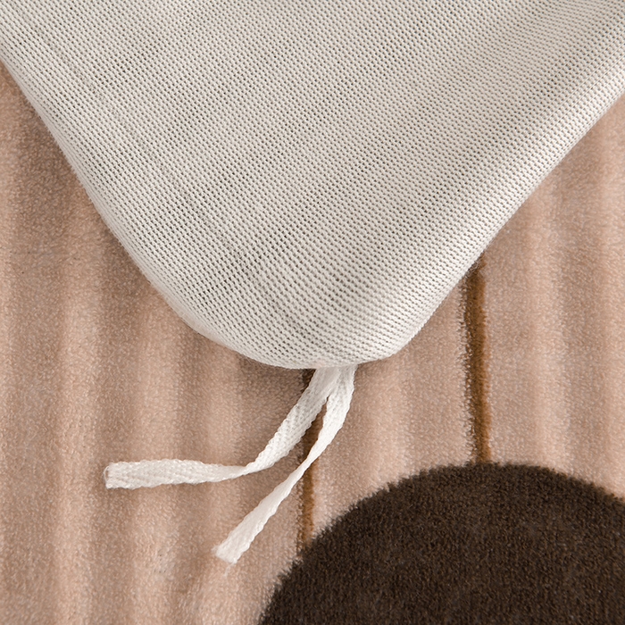 91家纺网 家纺一手货源 找家纺 雅芝蓝 2025新款8-9斤高克重印花牛奶绒四件套保暖绒套件直播爆款 棕心纹