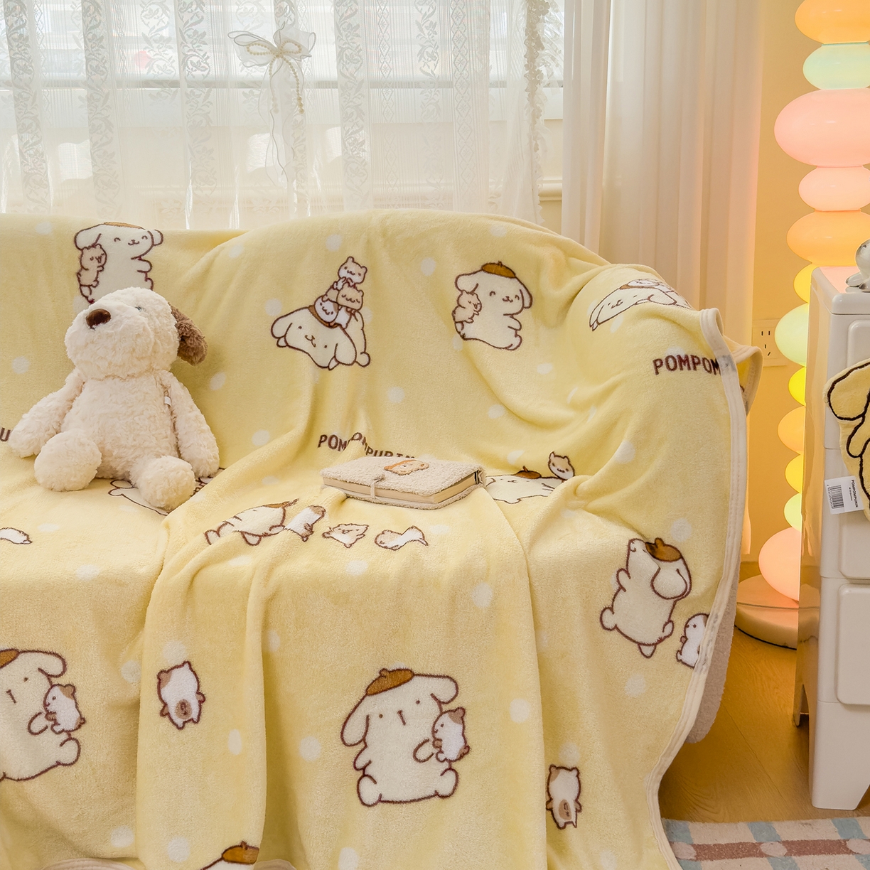 91家纺网 家纺一手货源 找家纺 （总）花满路 2025新款亲肤舒适卡通系列毛毯