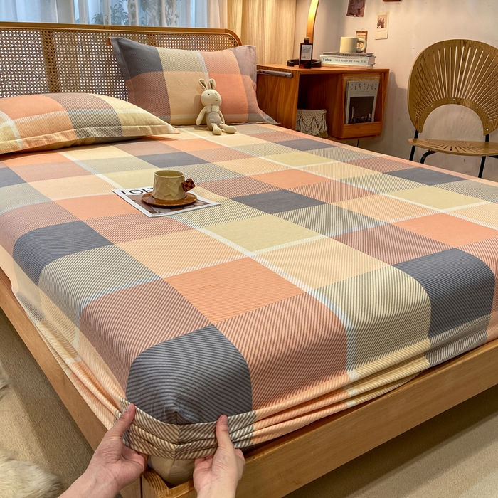 91家纺网 家纺一手货源 找家纺 丝芙妮家居（原乐视家纺） 2025新款全棉磨毛多规格单品套件系列-四件套 凯瑟琳