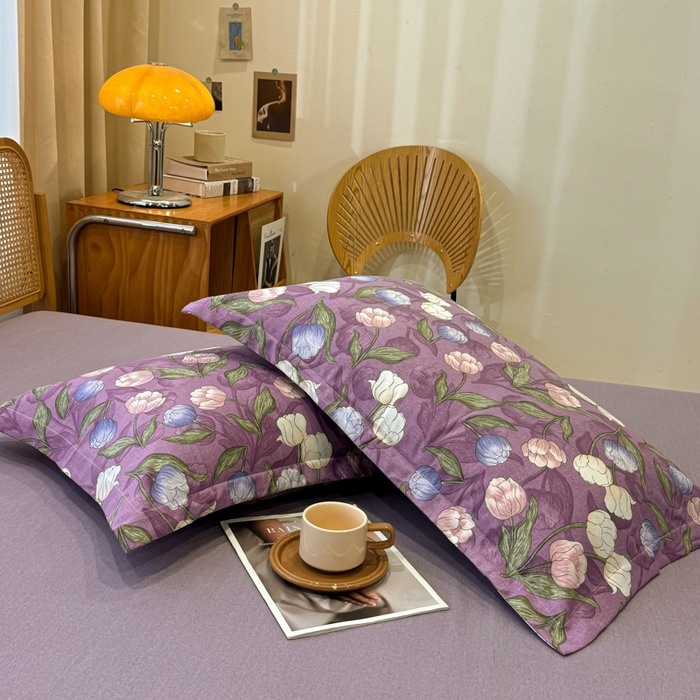 91家纺网 家纺一手货源 找家纺 丝芙妮家居（原乐视家纺） 2025新款全棉磨毛多规格单品套件系列-四件套 云汐