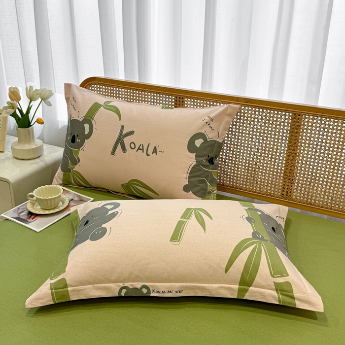 91家纺网 家纺一手货源 找家纺 丝芙妮家居（原乐视家纺） 2025新款全棉磨毛多规格单品套件系列-四件套 考拉