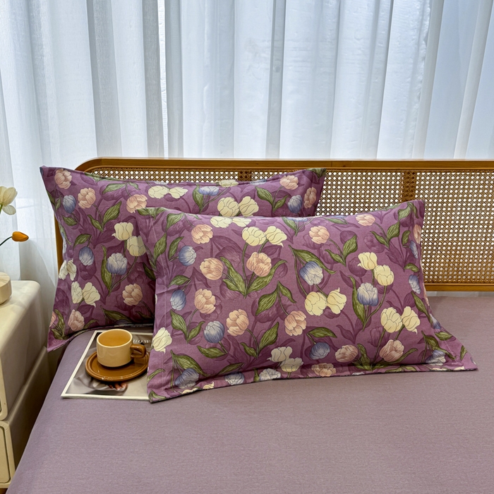 91家纺网 家纺一手货源 找家纺 丝芙妮家居（原乐视家纺） 2025新款全棉磨毛多规格单品套件系列-四件套 云汐