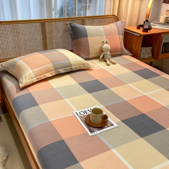 91家纺网 家纺一手货源 找家纺 丝芙妮家居（原乐视家纺） 2025新款全棉磨毛多规格单品套件系列-四件套 凯瑟琳