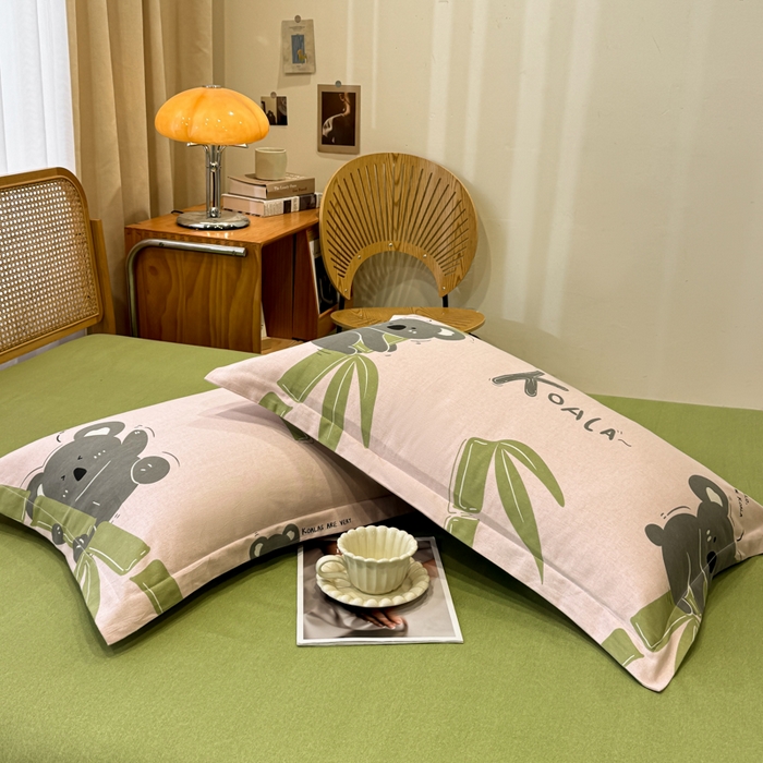 91家纺网 家纺一手货源 找家纺 丝芙妮家居（原乐视家纺） 2025新款全棉磨毛多规格单品套件系列-四件套 考拉