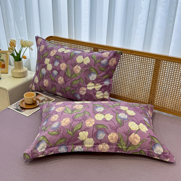 91家纺网 家纺一手货源 找家纺 丝芙妮家居（原乐视家纺） 2025新款全棉磨毛多规格单品套件系列-四件套 云汐