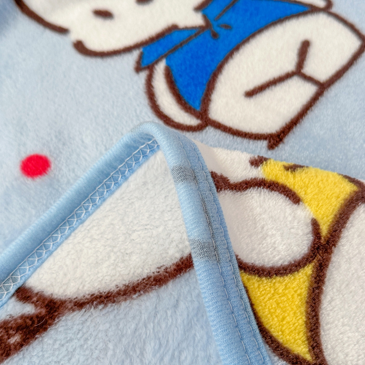 91家纺网 家纺一手货源 找家纺 花满路 2025新款亲肤舒适卡通系列毛毯 萌萌卡帕狗