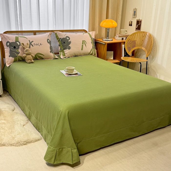 91家纺网 家纺一手货源 找家纺 丝芙妮家居（原乐视家纺） 2025新款全棉磨毛多规格单品套件系列-四件套 考拉