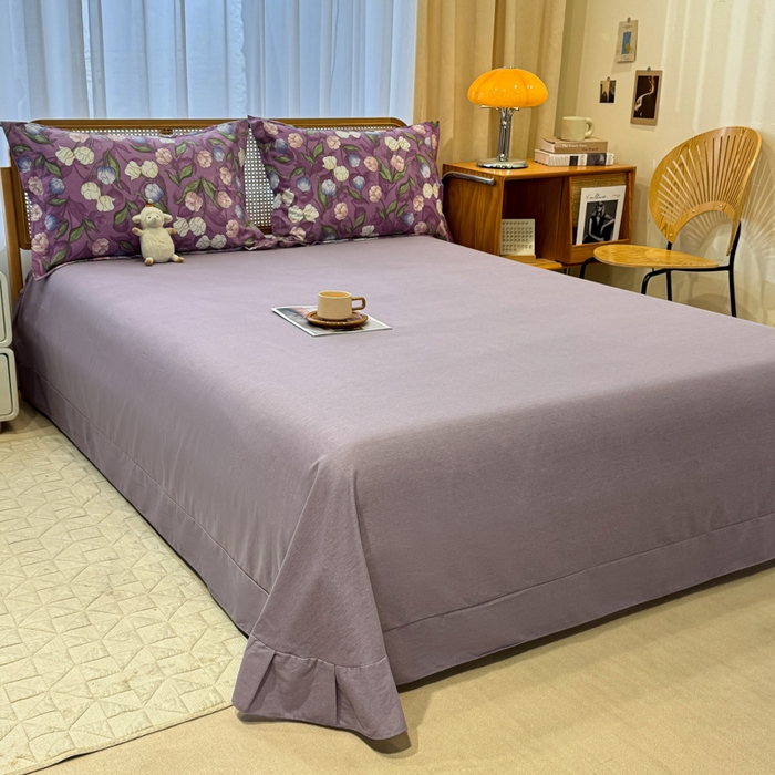 91家纺网 家纺一手货源 找家纺 丝芙妮家居（原乐视家纺） 2025新款全棉磨毛多规格单品套件系列-四件套 云汐