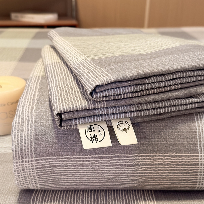 91家纺网 家纺一手货源 找家纺 丝芙妮家居（原乐视家纺） 2025新款全棉磨毛多规格单品套件系列-四件套 格言