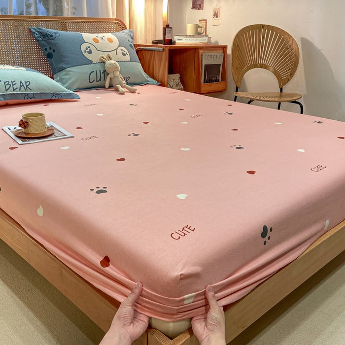 91家纺网 家纺一手货源 找家纺 丝芙妮家居（原乐视家纺） 2025新款全棉磨毛多规格单品套件系列-四件套 淘气熊