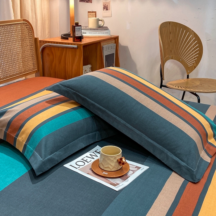 91家纺网 家纺一手货源 找家纺 丝芙妮家居（原乐视家纺） 2025新款全棉磨毛多规格单品套件系列-四件套 西海岸