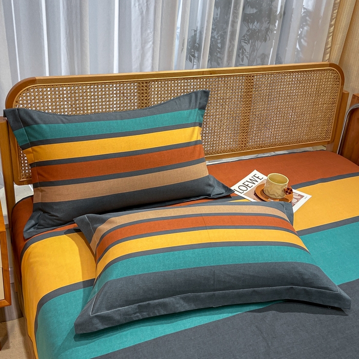 91家纺网 家纺一手货源 找家纺 丝芙妮家居（原乐视家纺） 2025新款全棉磨毛多规格单品套件系列-四件套 西海岸