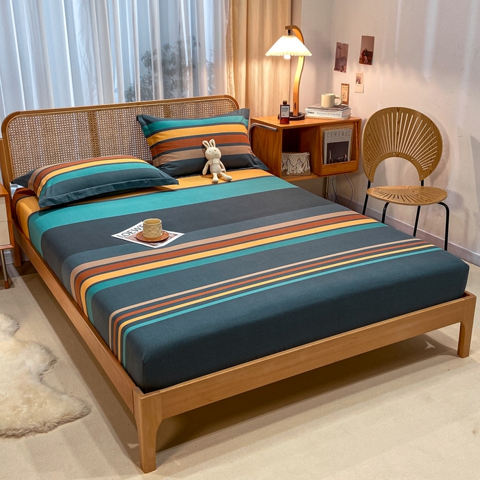 91家纺网 家纺一手货源 找家纺 丝芙妮家居（原乐视家纺） 2025新款全棉磨毛多规格单品套件系列-四件套 西海岸