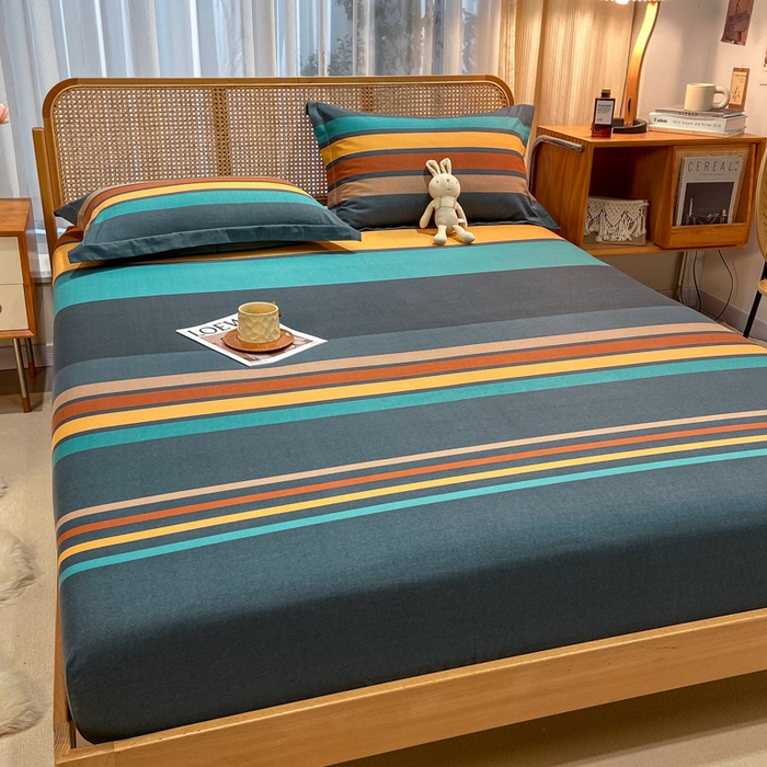 91家纺网 家纺一手货源 找家纺 丝芙妮家居（原乐视家纺） 2025新款全棉磨毛多规格单品套件系列-四件套 西海岸