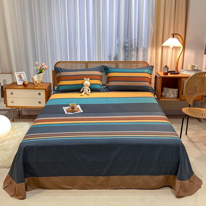 91家纺网 家纺一手货源 找家纺 丝芙妮家居（原乐视家纺） 2025新款全棉磨毛多规格单品套件系列-四件套 西海岸